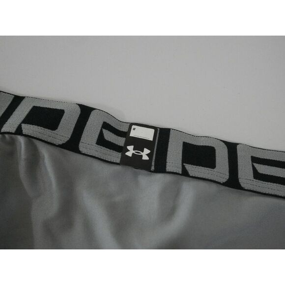 Under Armour YOUTH HeatGear Armour Shorts Steel/Black LARGE - Picture 5 of 6